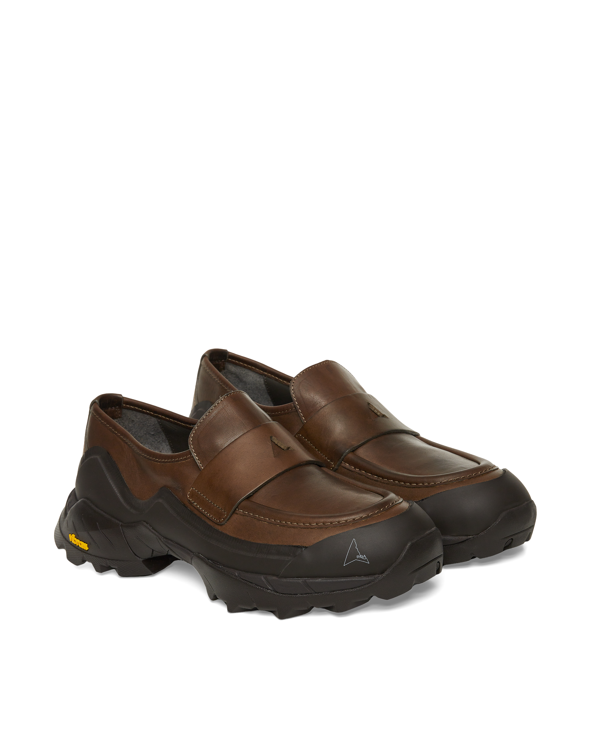 ROA Loafer J295111-36-Brown front 3/4