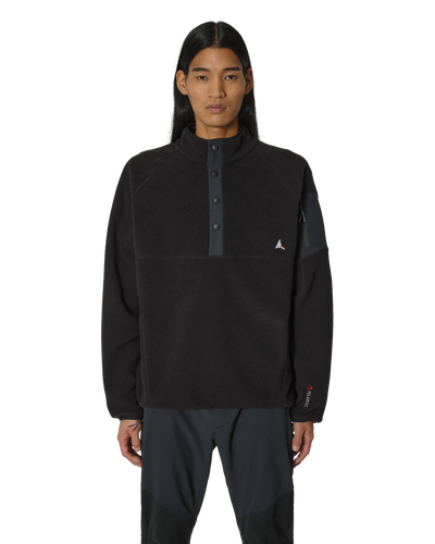 ROA Polartec Fleece Button Up J294306-S-Black front