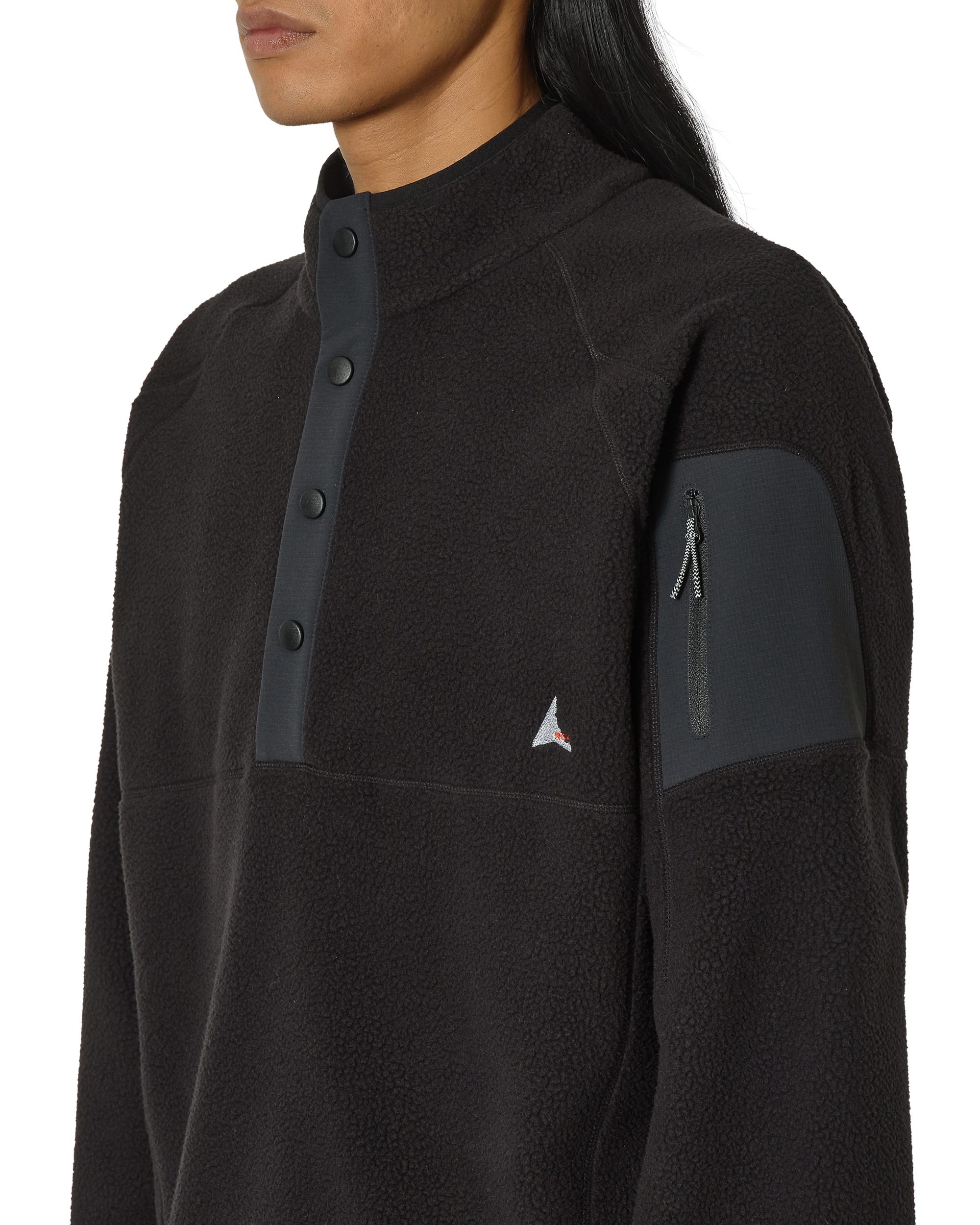 ROA Polartec Fleece Button Up J294306-S-Black 5