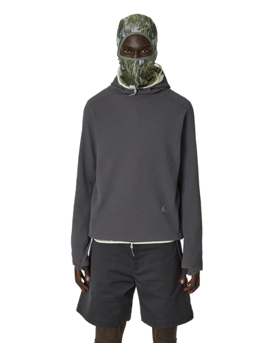 ROA Thermal Waffle Hoodie J294346-S-Grey front