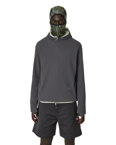 ROA Thermal Waffle Hoodie J294346-S-Grey front