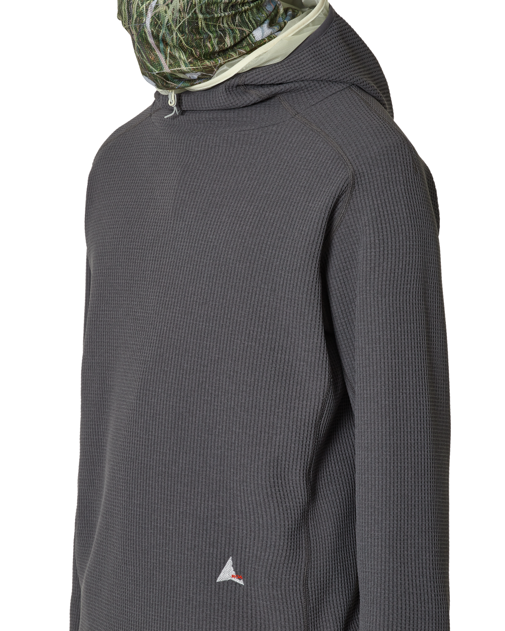 ROA Thermal Waffle Hoodie J294346-S-Grey front