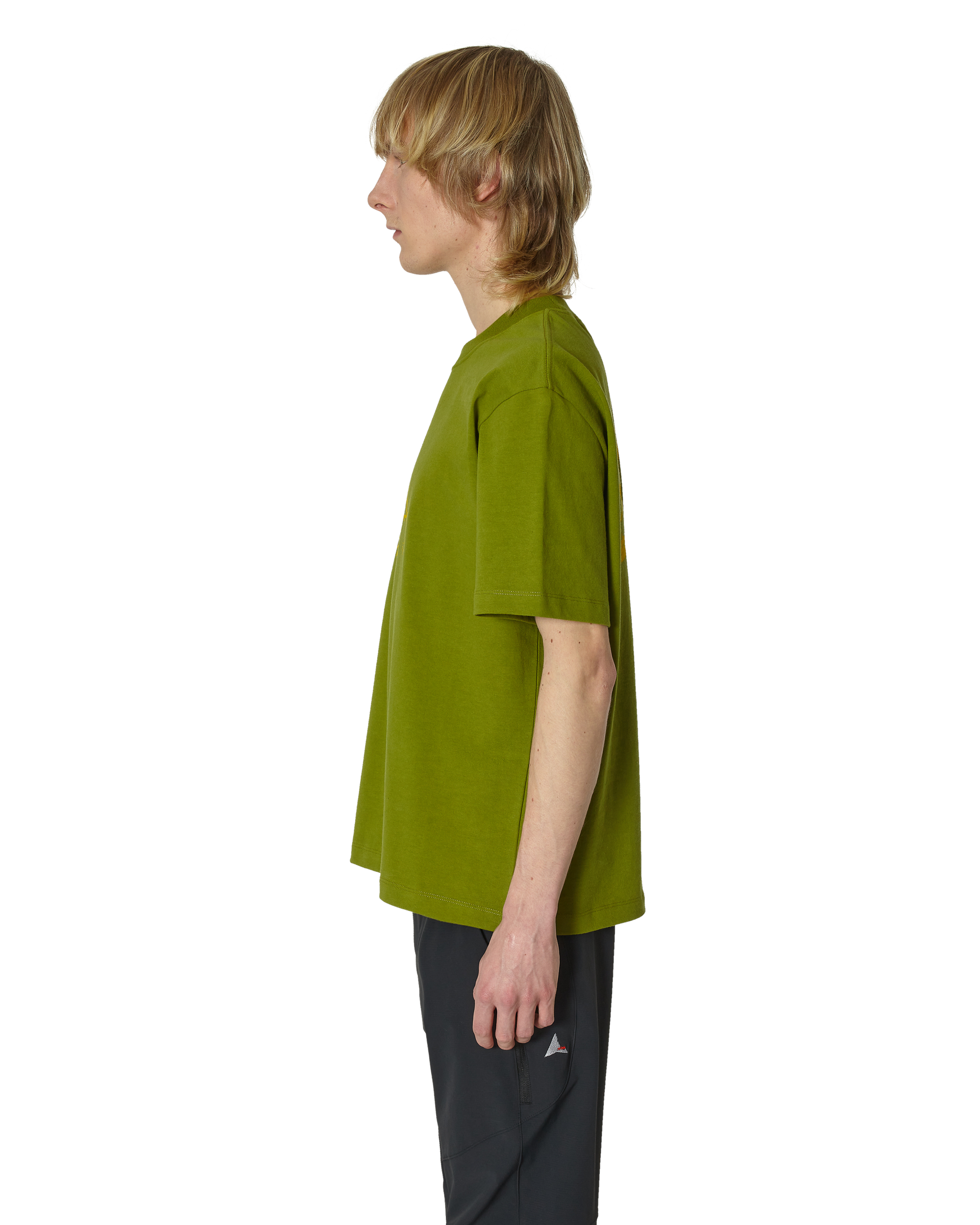 ROA Graphic Boxy Tee J294311-L-Green 2