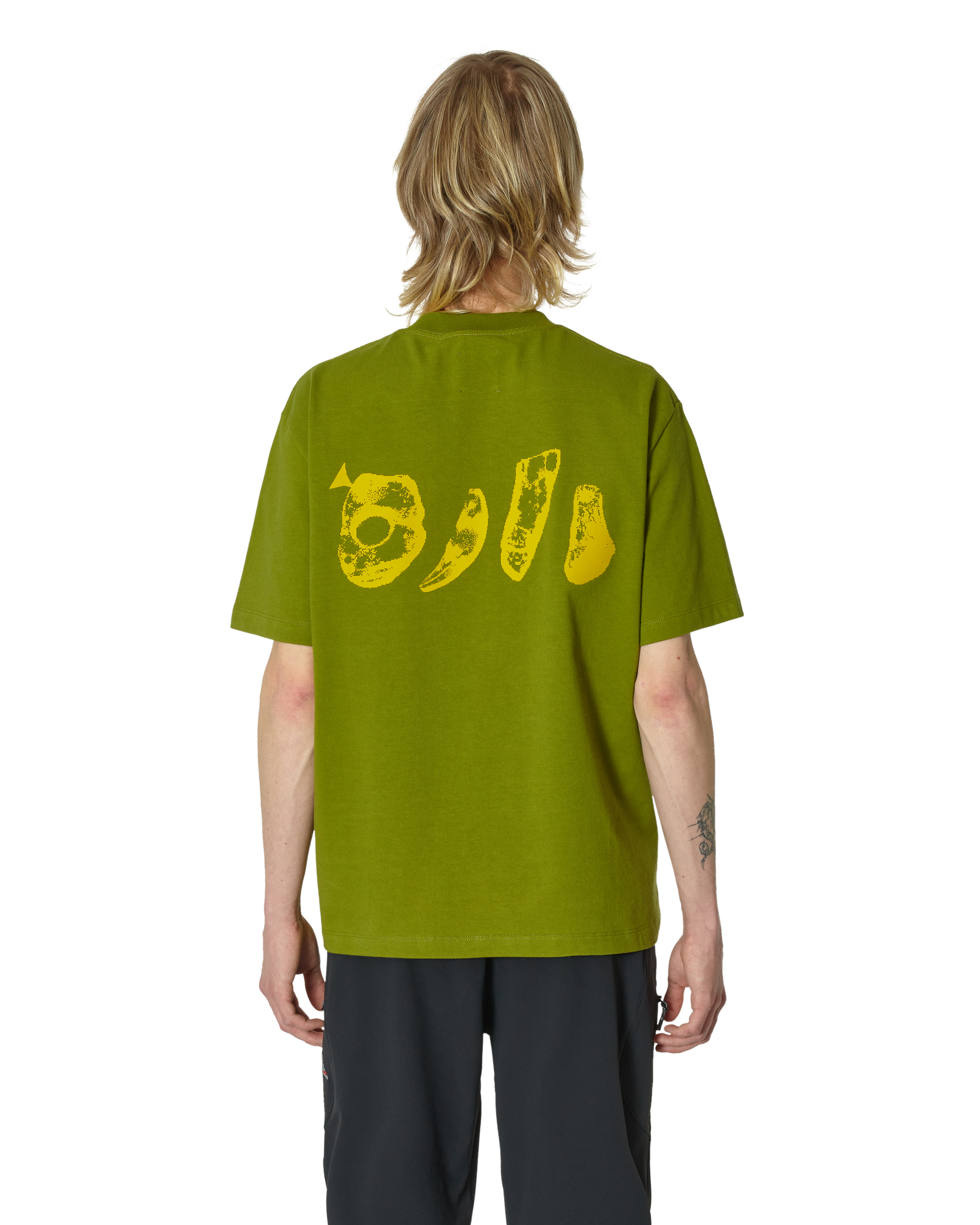 ROA Graphic Boxy Tee J294311-L-Green 3