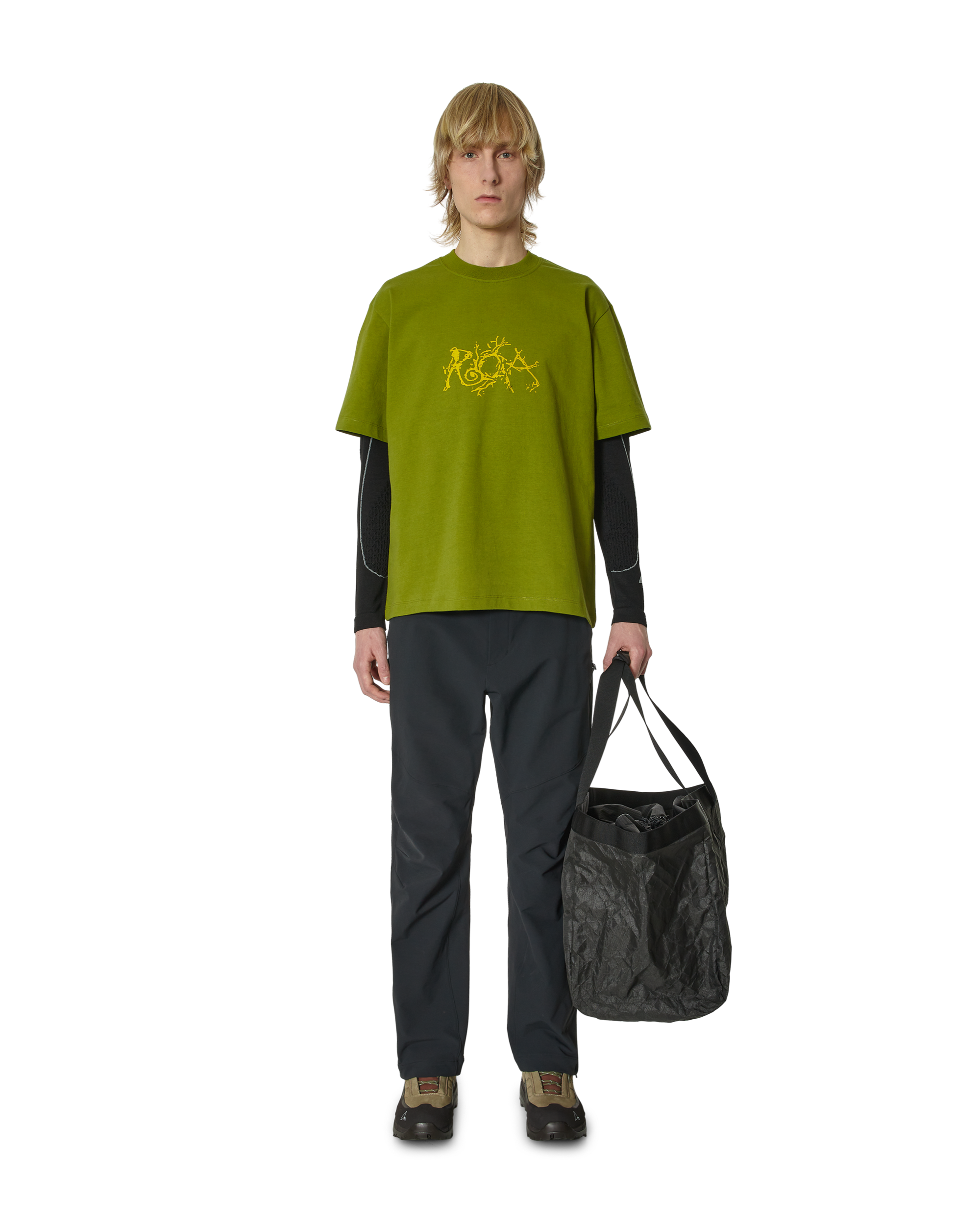 ROA Graphic Boxy Tee J294311-S-Green 4