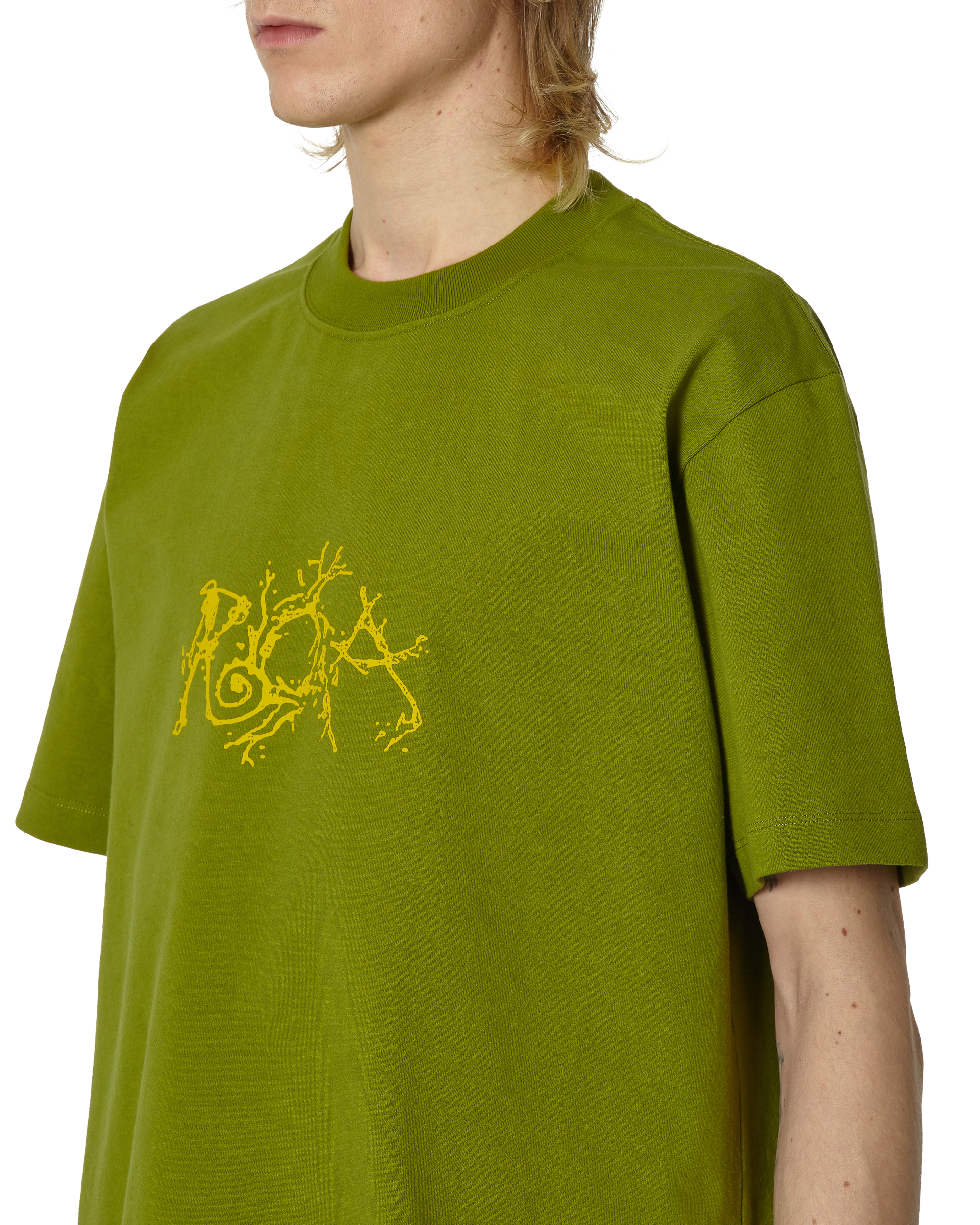 ROA Graphic Boxy Tee J294311-S-Green 5