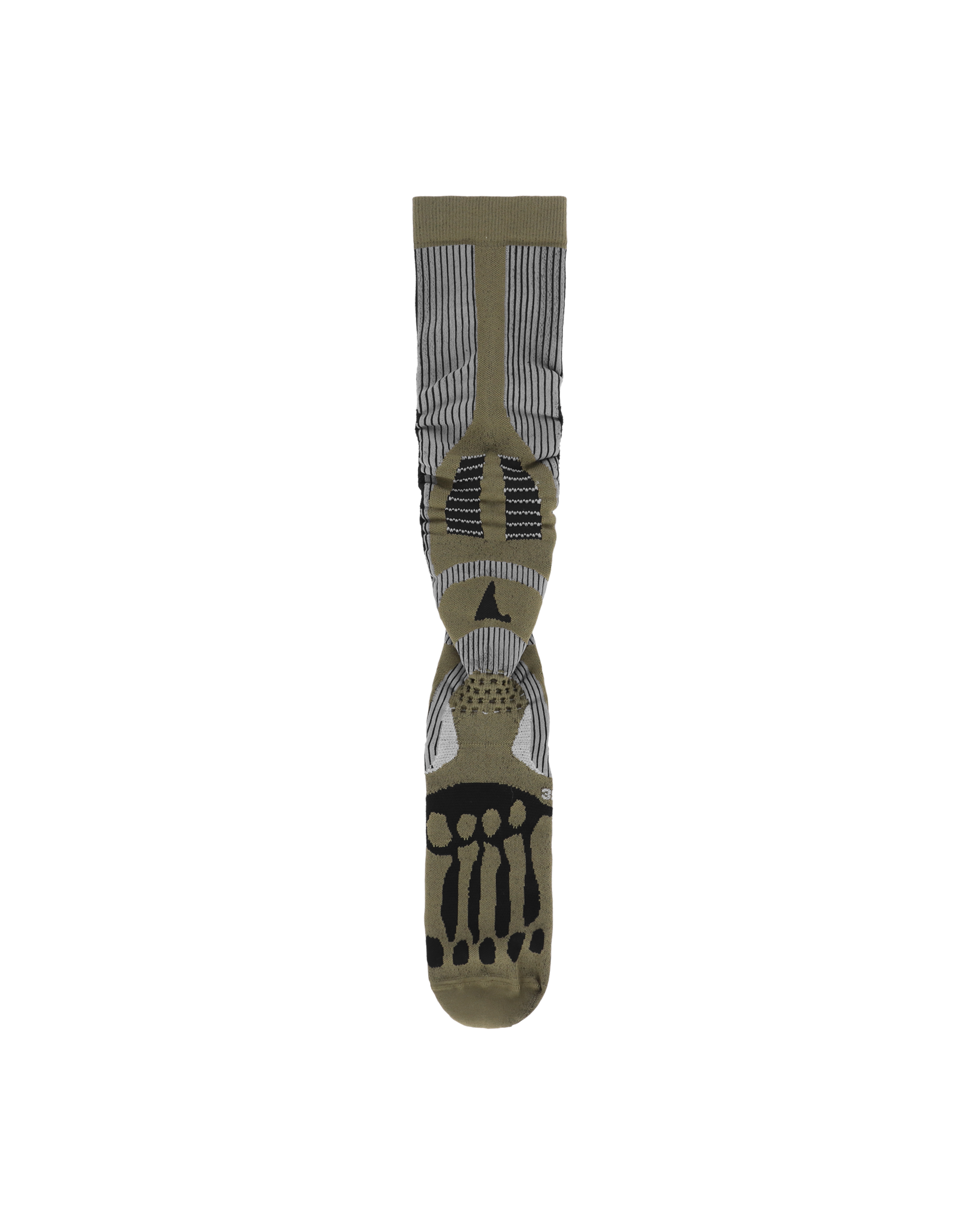 ROA Bones Long Socks J294393-39-42-Green front