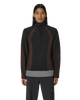 Thumbnail Flower Stitch Turtleneck Zip Up Black