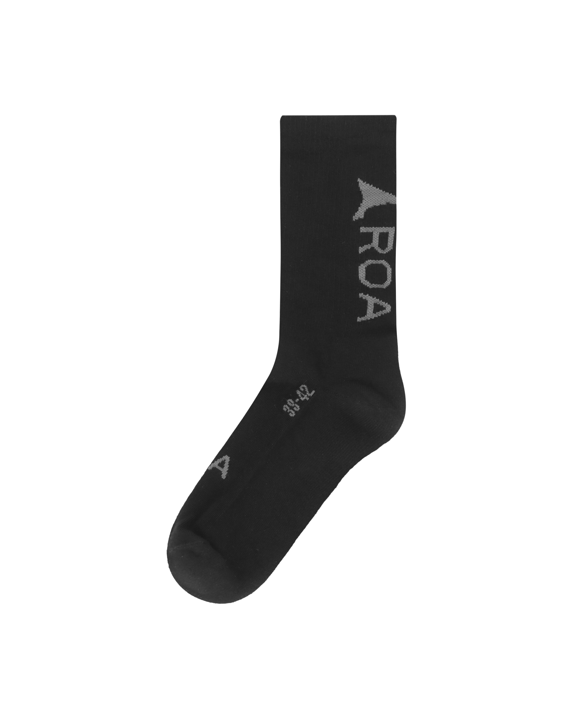 ROA Logo Socks J294384-39-42-Black 2