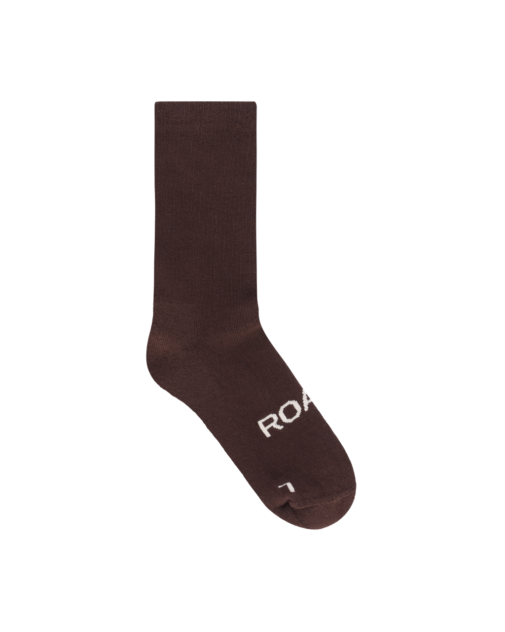 ROA Logo Socks J294385-39-42-Brown front