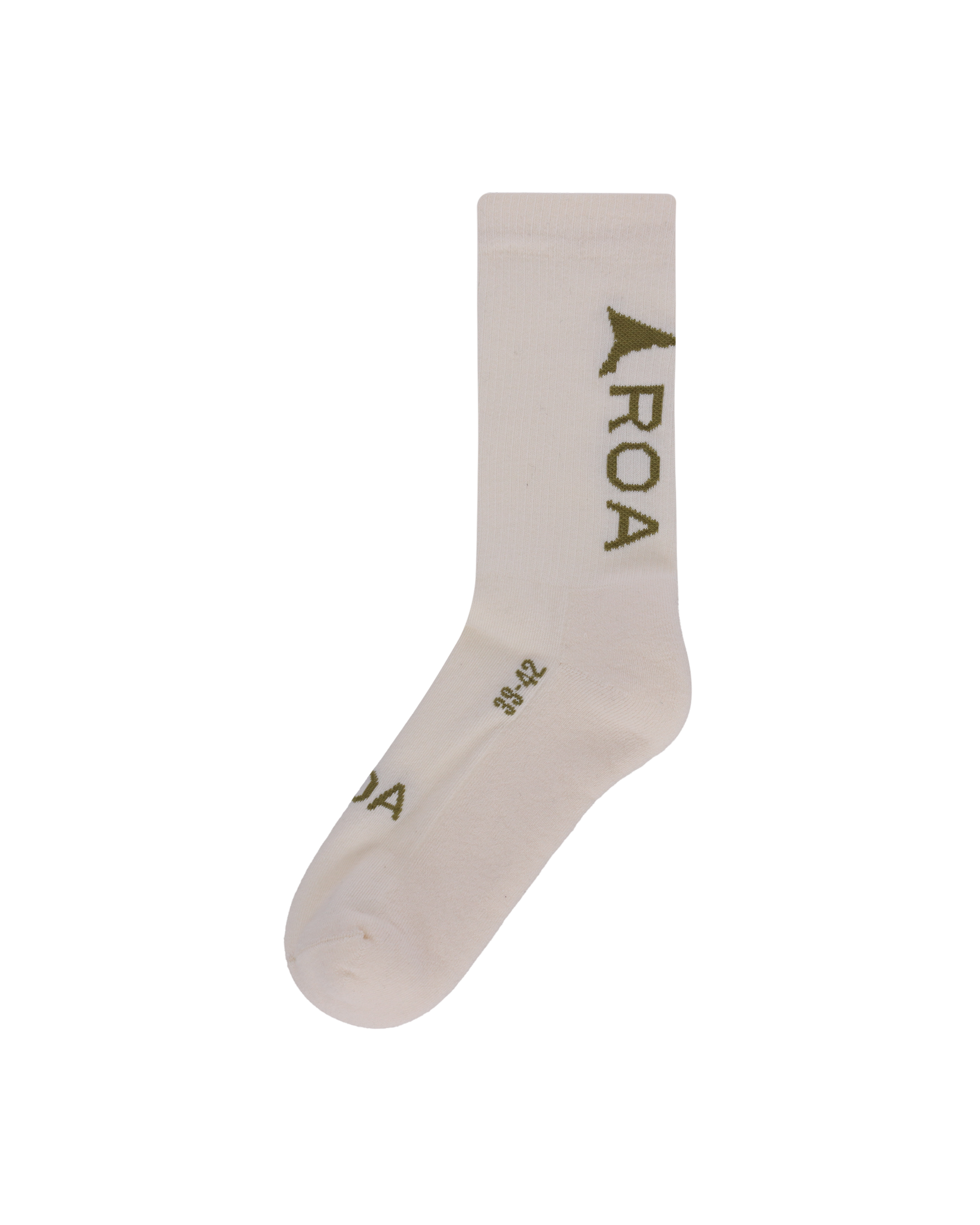 ROA Logo Socks J294387-39-42-White 2