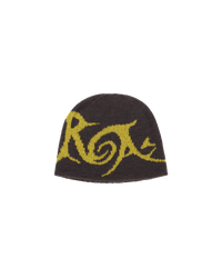 Thumbnail Graphic Beanie Brown Yellow