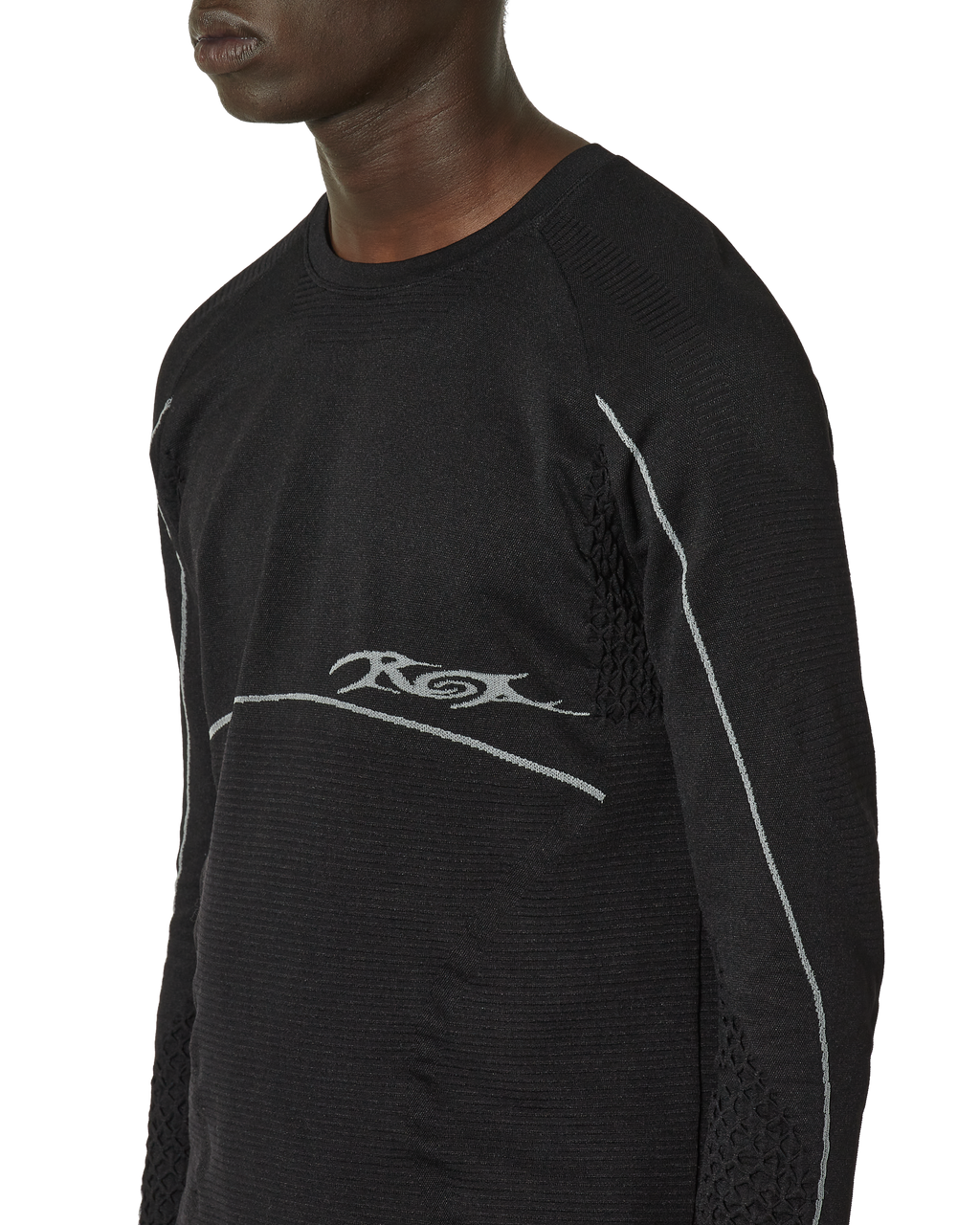 ROA Long Sleeve Seamless 2.0 J295124-S-Black front