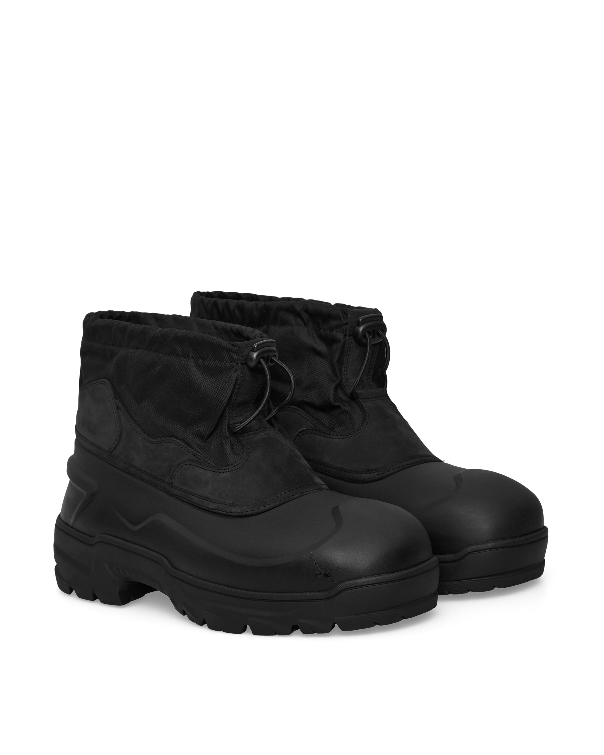 ROA Low Top Rubber Boot J295117-38-Black front 3/4