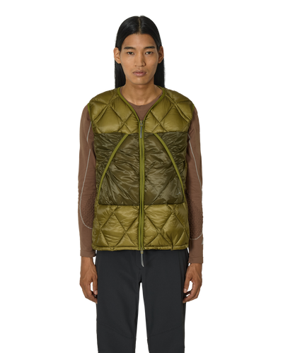 ROA Light Down Vest J296159-S-Green front