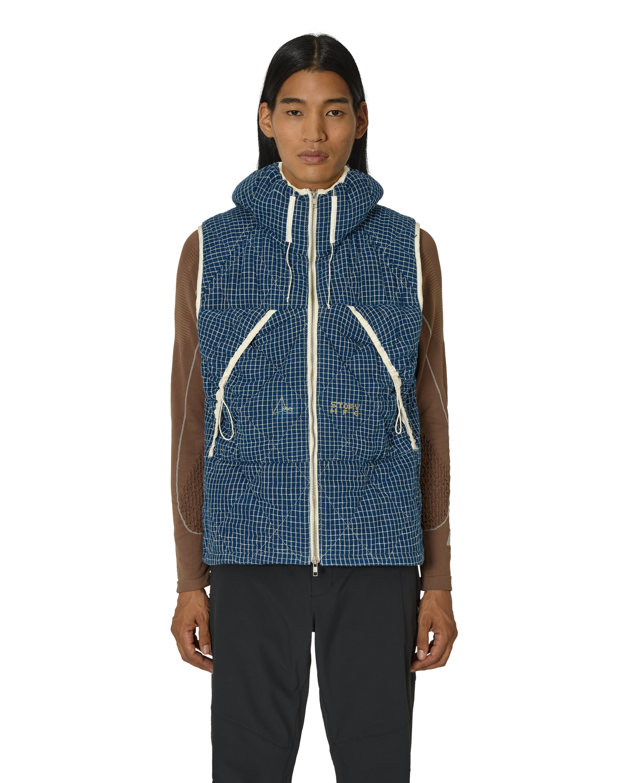 ROA ROA x Story mfg. Vest J298181-M-Blue front