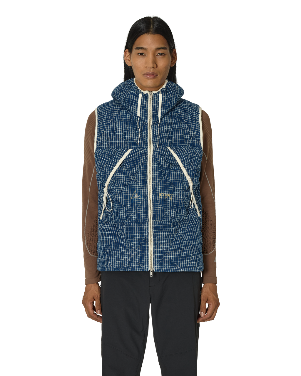 ROA ROA x Story mfg. Vest J298181-M-Blue front