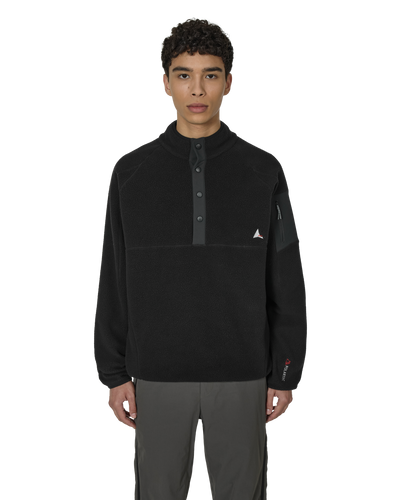 ROA Polartec Fleece Button Up J302046-S-Black front