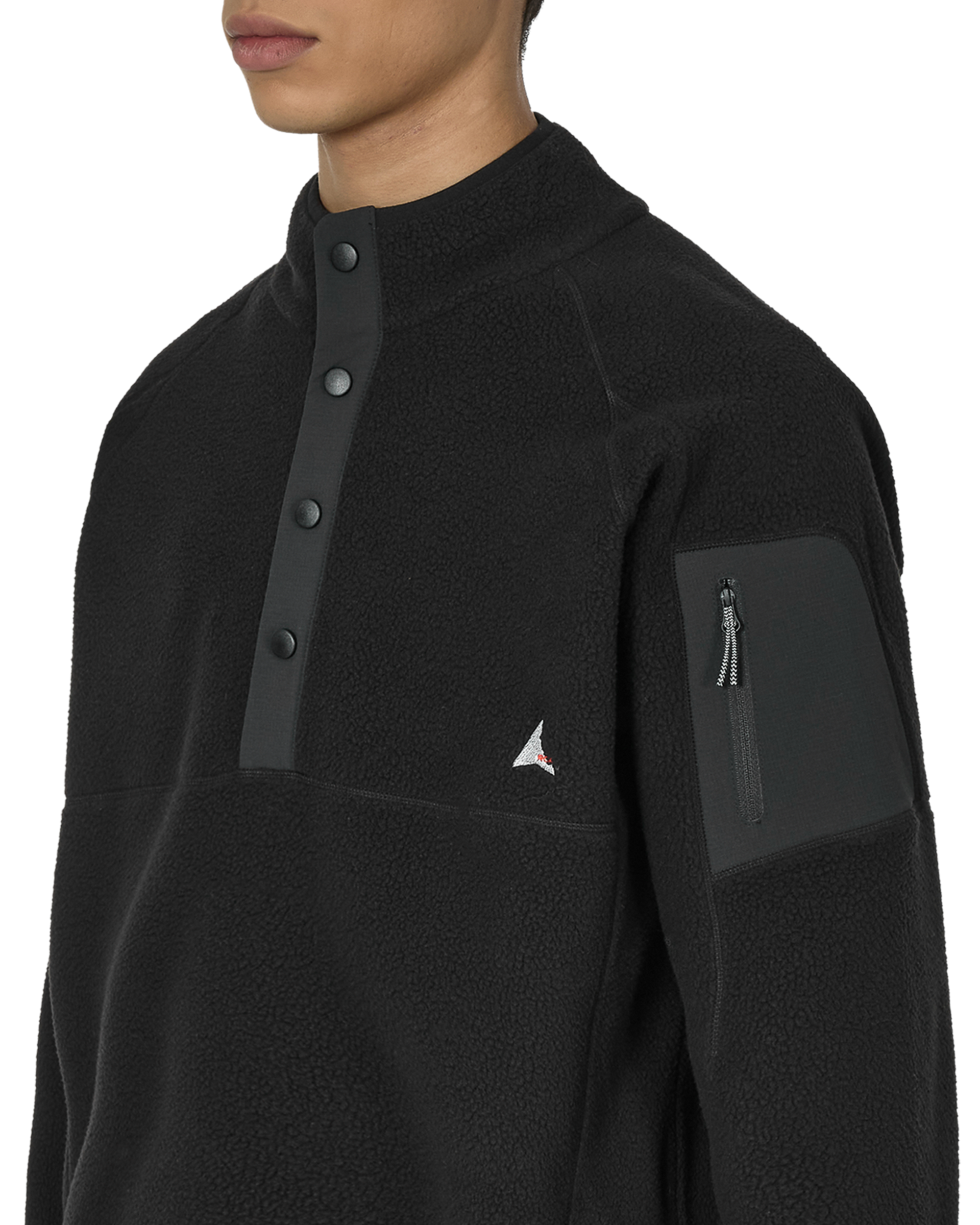 ROA Polartec Fleece Button Up J302046-S-Black 5