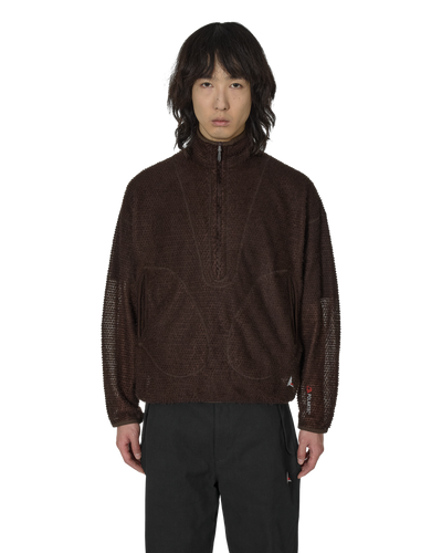 ROA Alpha Direct Half Zip J302039-S-Brown front