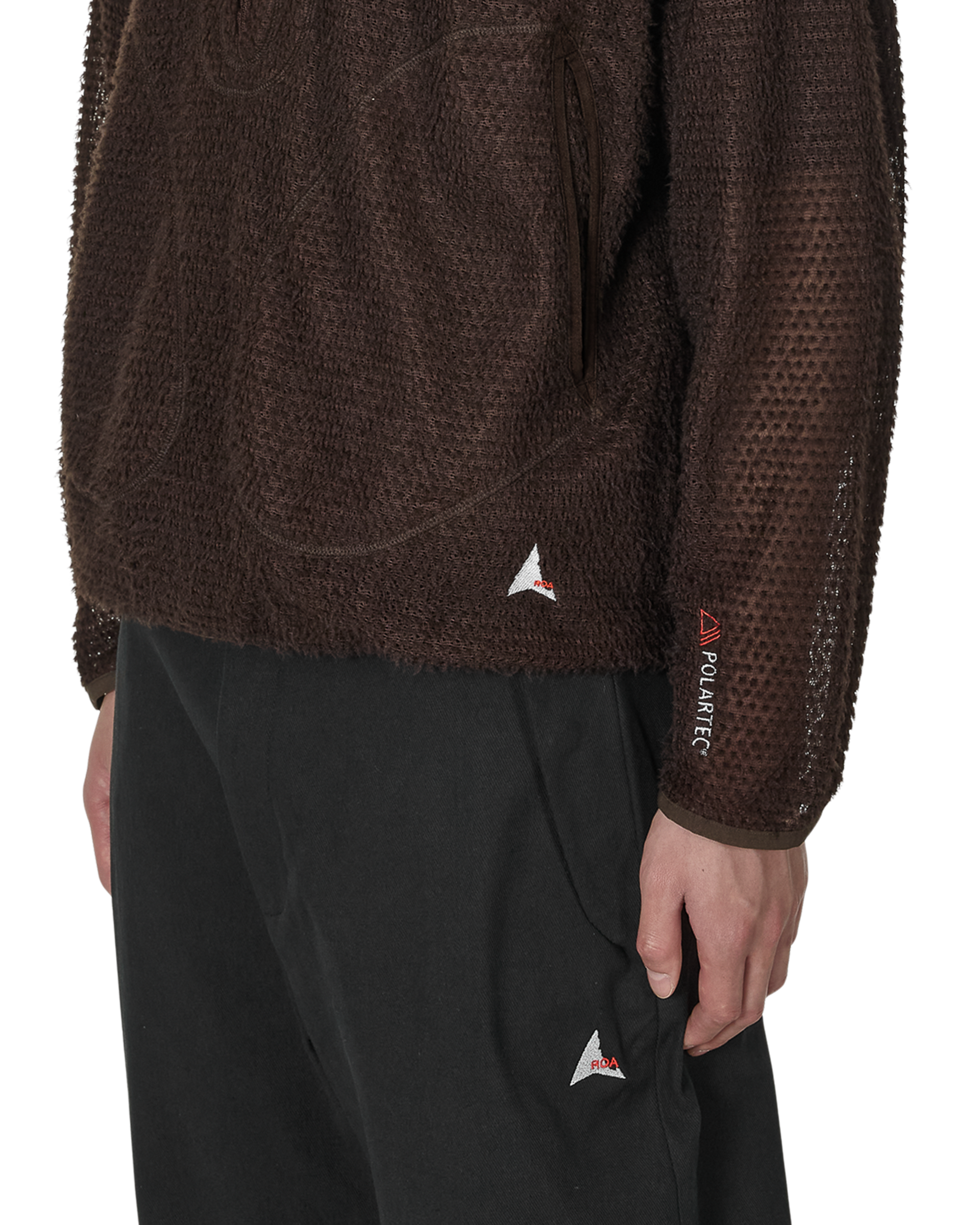 ROA Alpha Direct Half Zip J302039-S-Brown 6