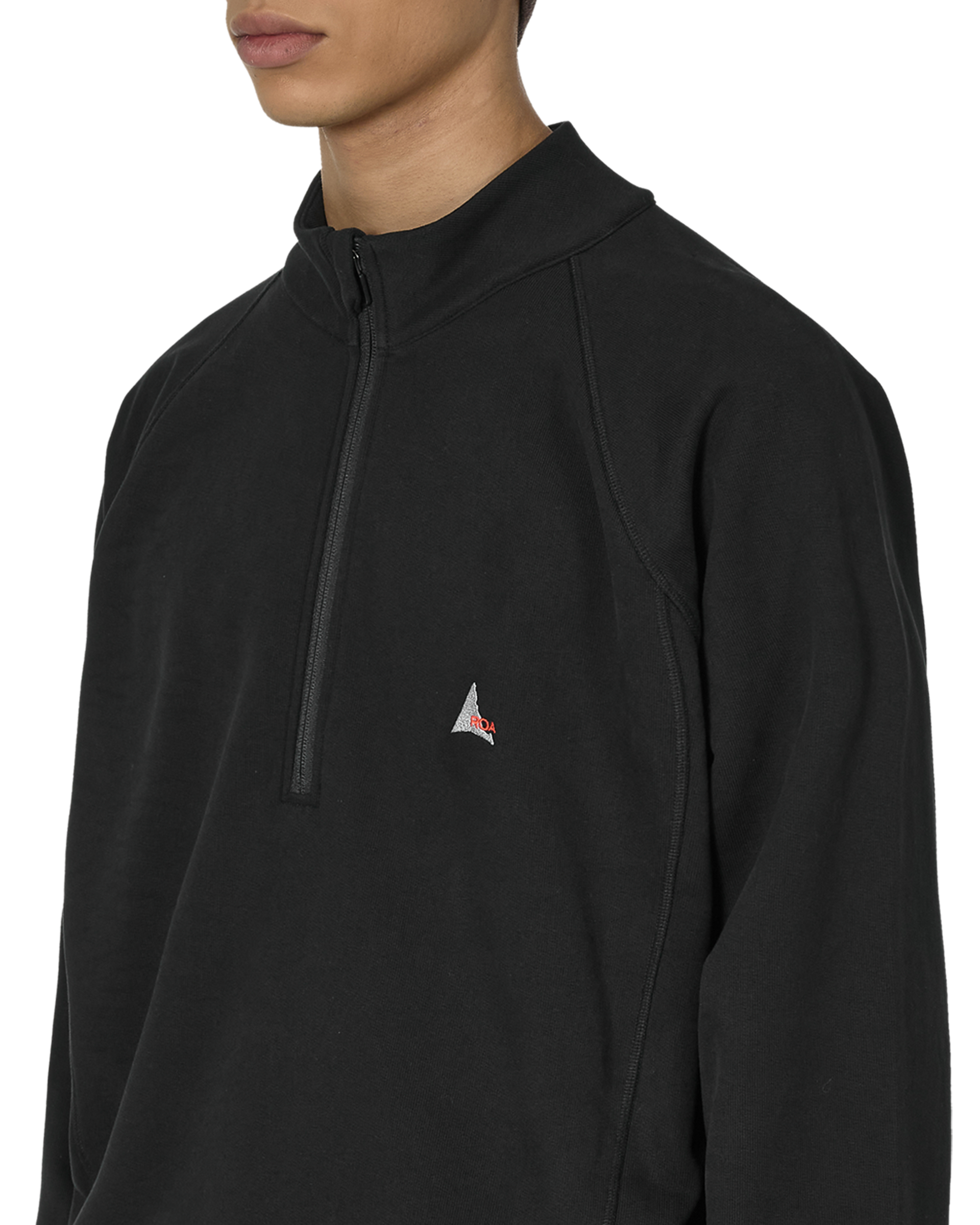 ROA Heavy Half Zip J302073-S-Black 5