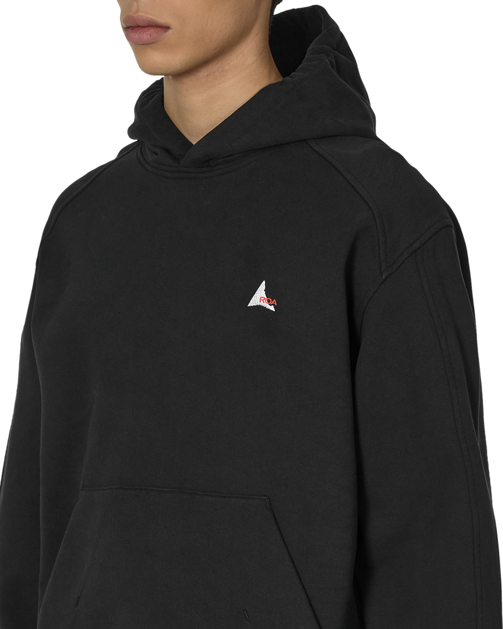 ROA Logo Hoodie J302075-S-Black front