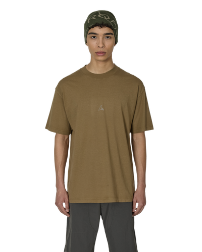 ROA Logo T Shirt J302117-S-Brown front