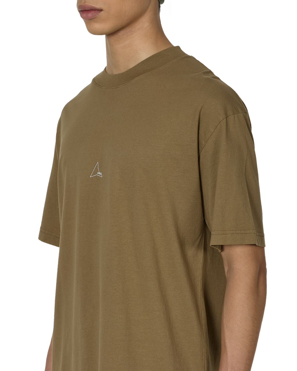 ROA Logo T Shirt J302117-S-Brown front