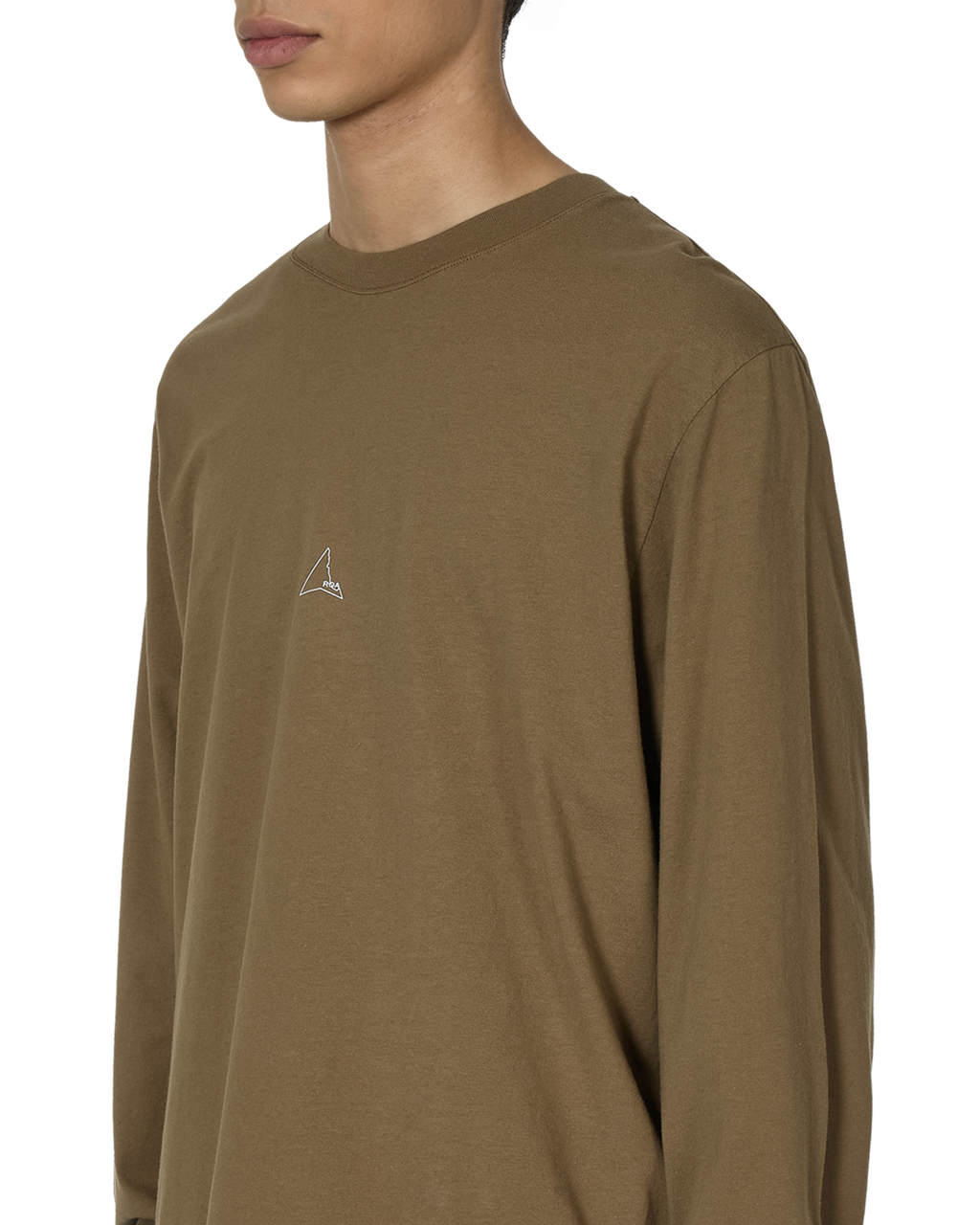 ROA Logo Long Sleeve J302124-S-Brown front