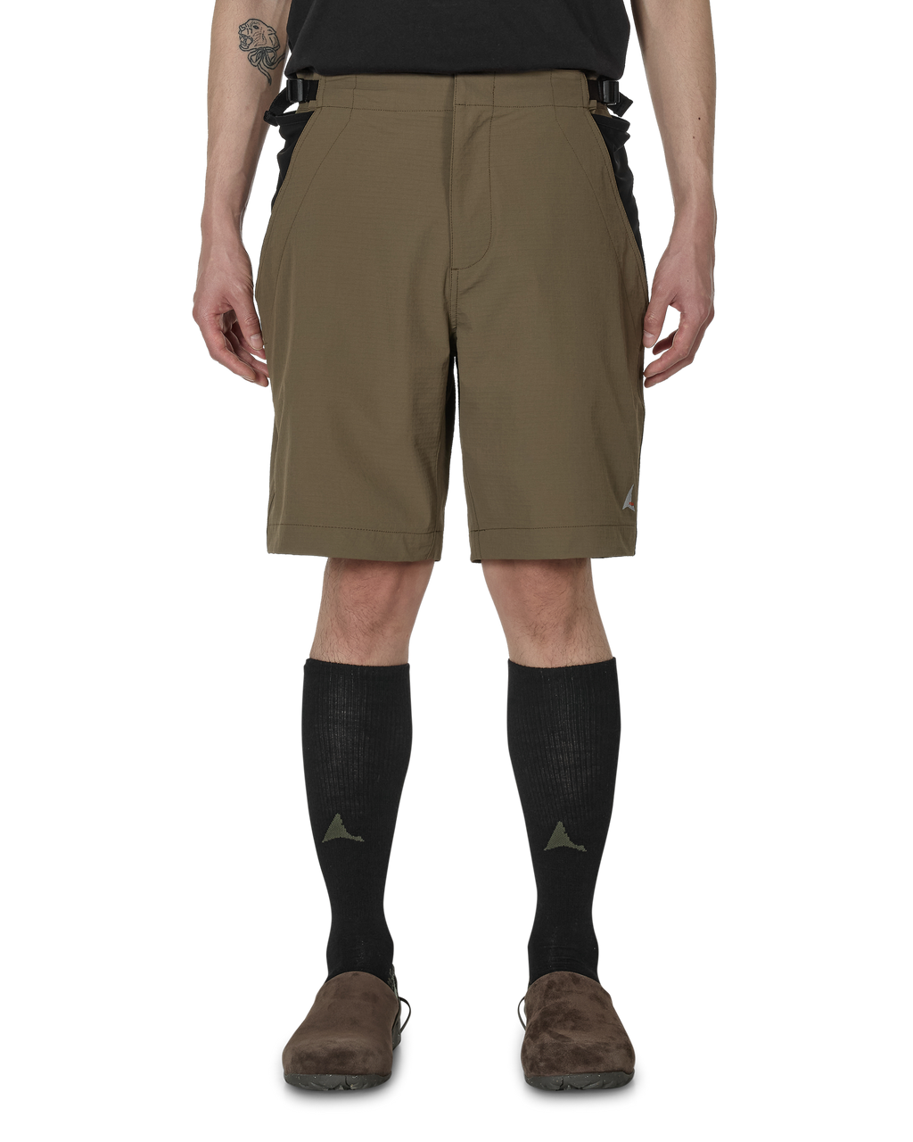 ROA Sturdy Hiking Shorts J302208-S-Green front