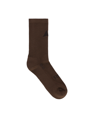 ROA Logo Socks J302823-39-42-Brown front