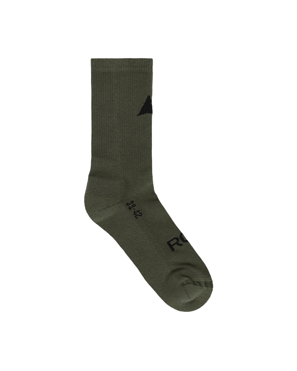 ROA Logo Socks J302824-39-42-Green front