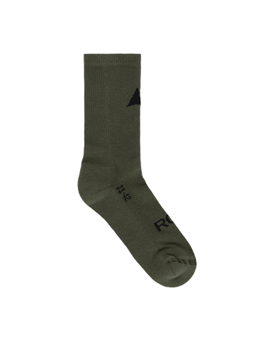 ROA Logo Socks J302824-39-42-Green front