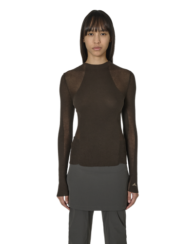 ROA Sheer Knit J302834-S-Brown front