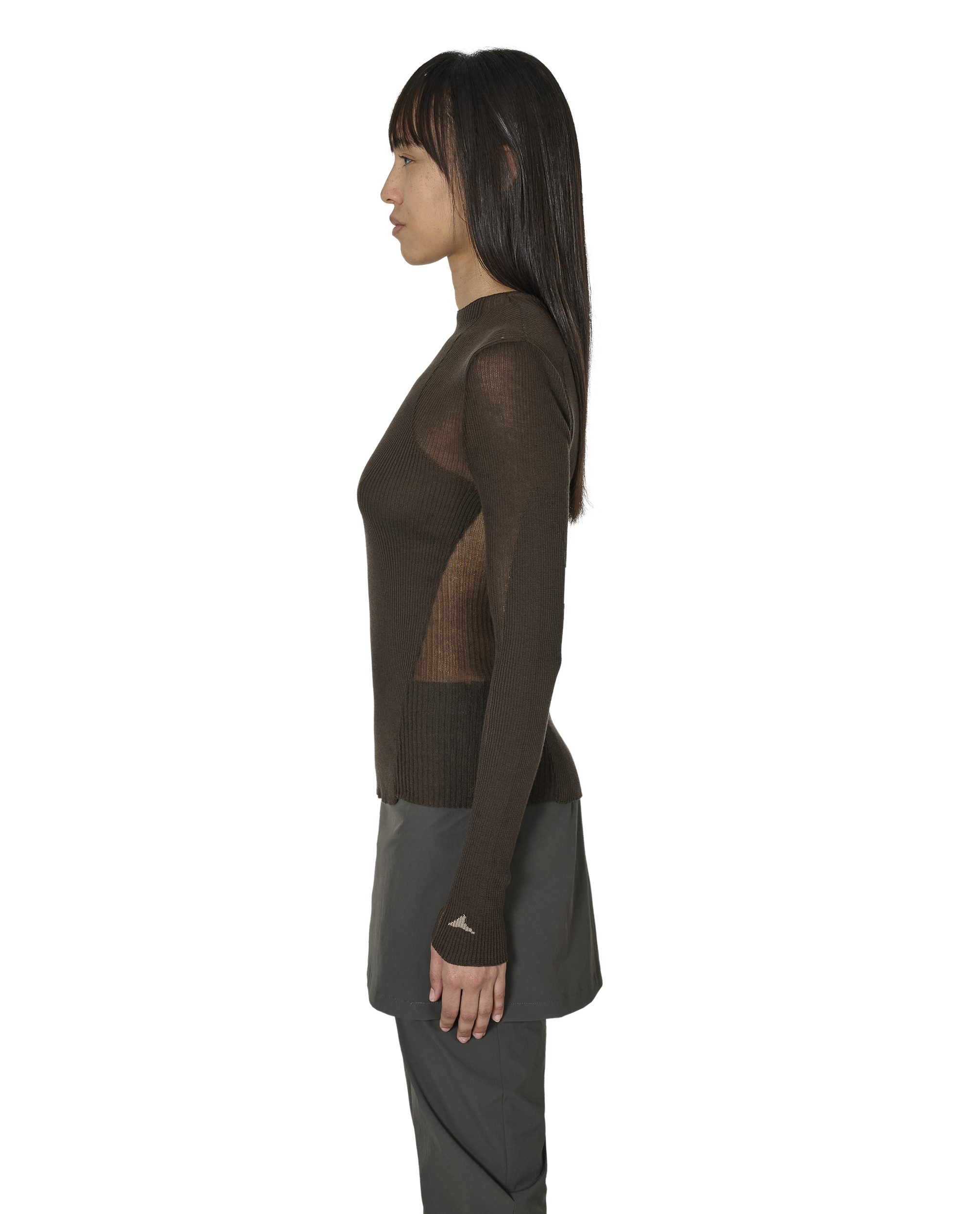 ROA Sheer Knit J302834-S-Brown 2