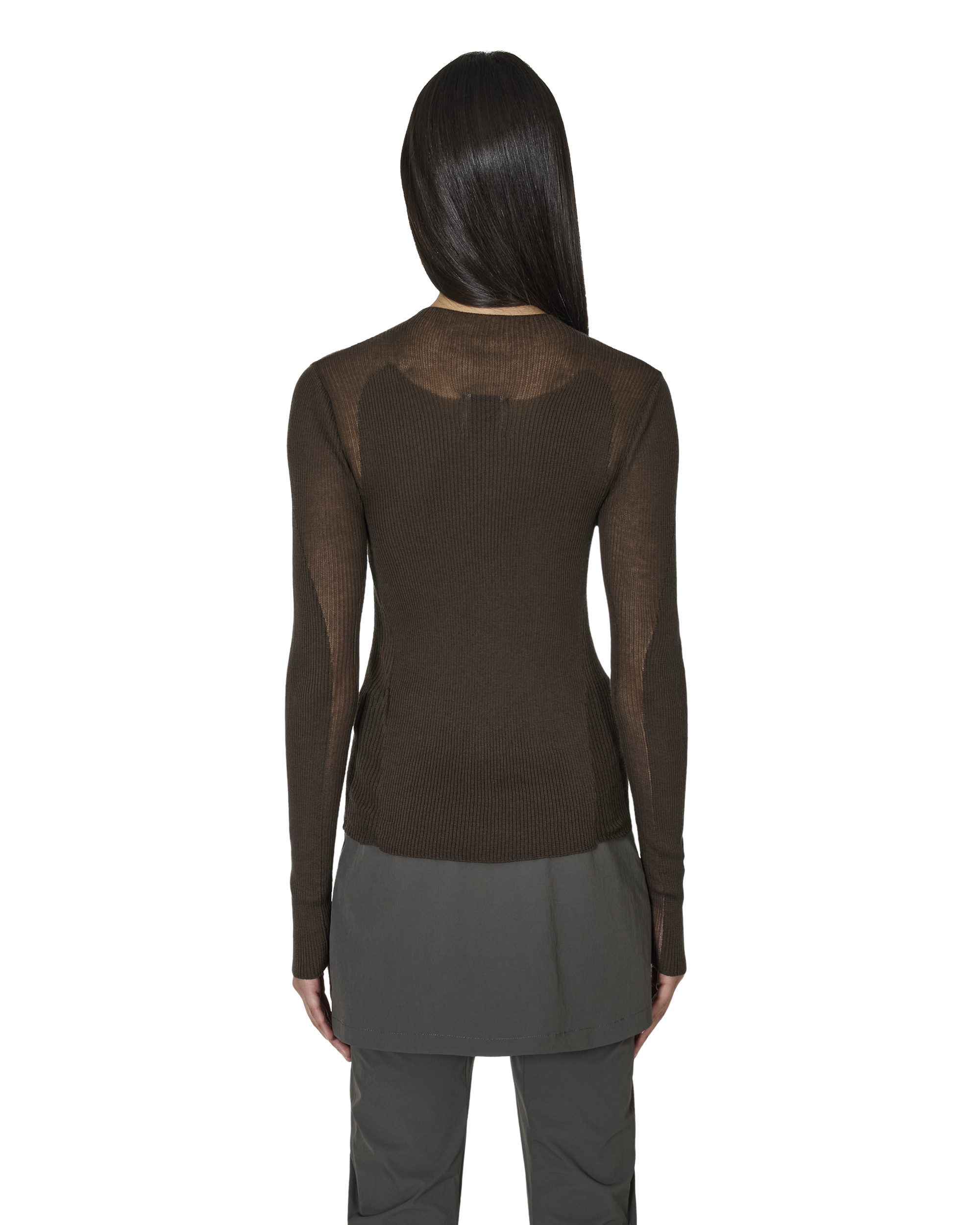 ROA Sheer Knit J302834-S-Brown 3