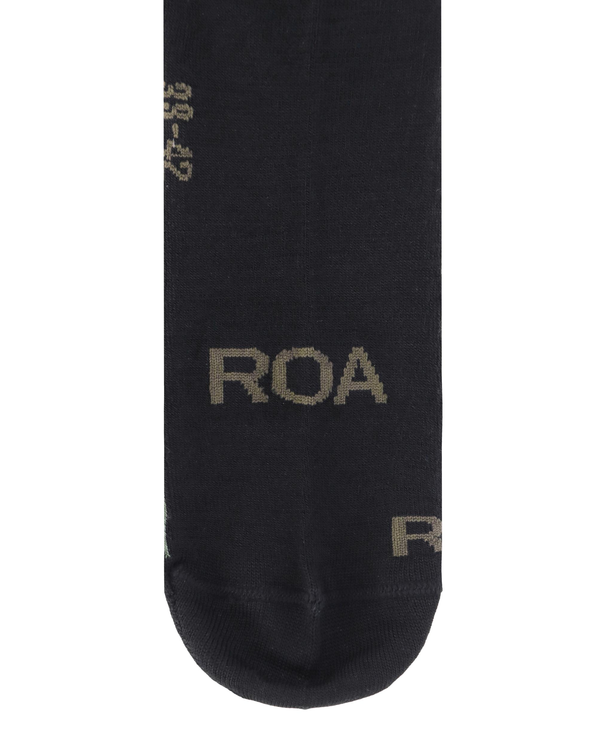 ROA Logo Wool High Socks J302838-39-42-Black 4