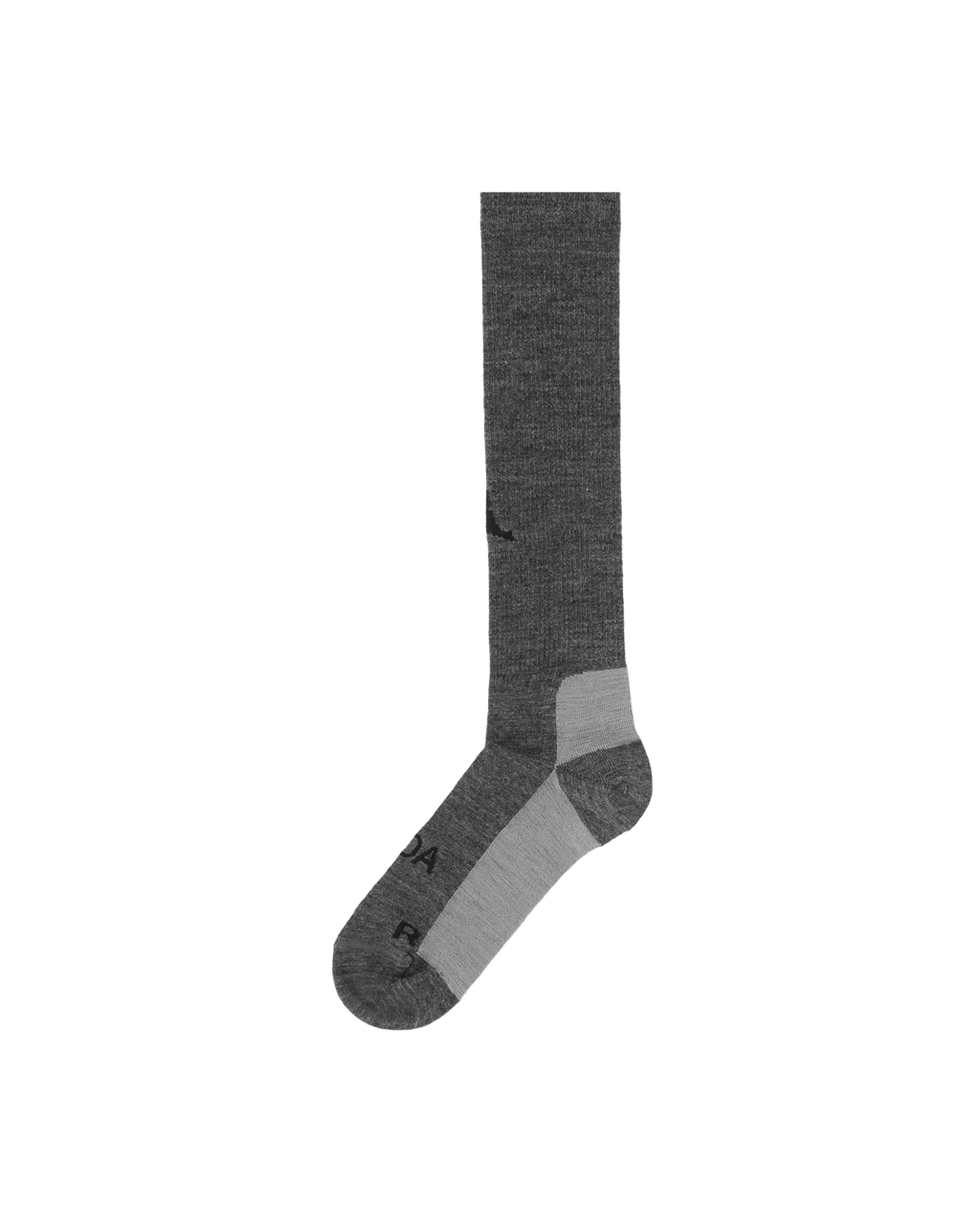 ROA Logo Wool High Socks J302839-39-42-Grey front