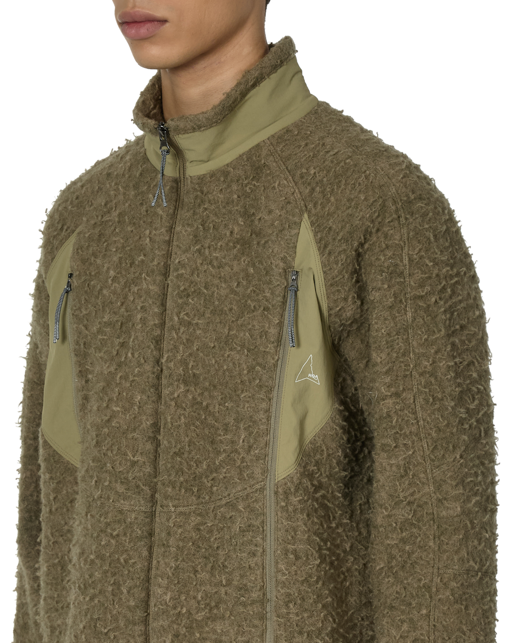 ROA Polar Fleece Jacket J302897-S-Green front