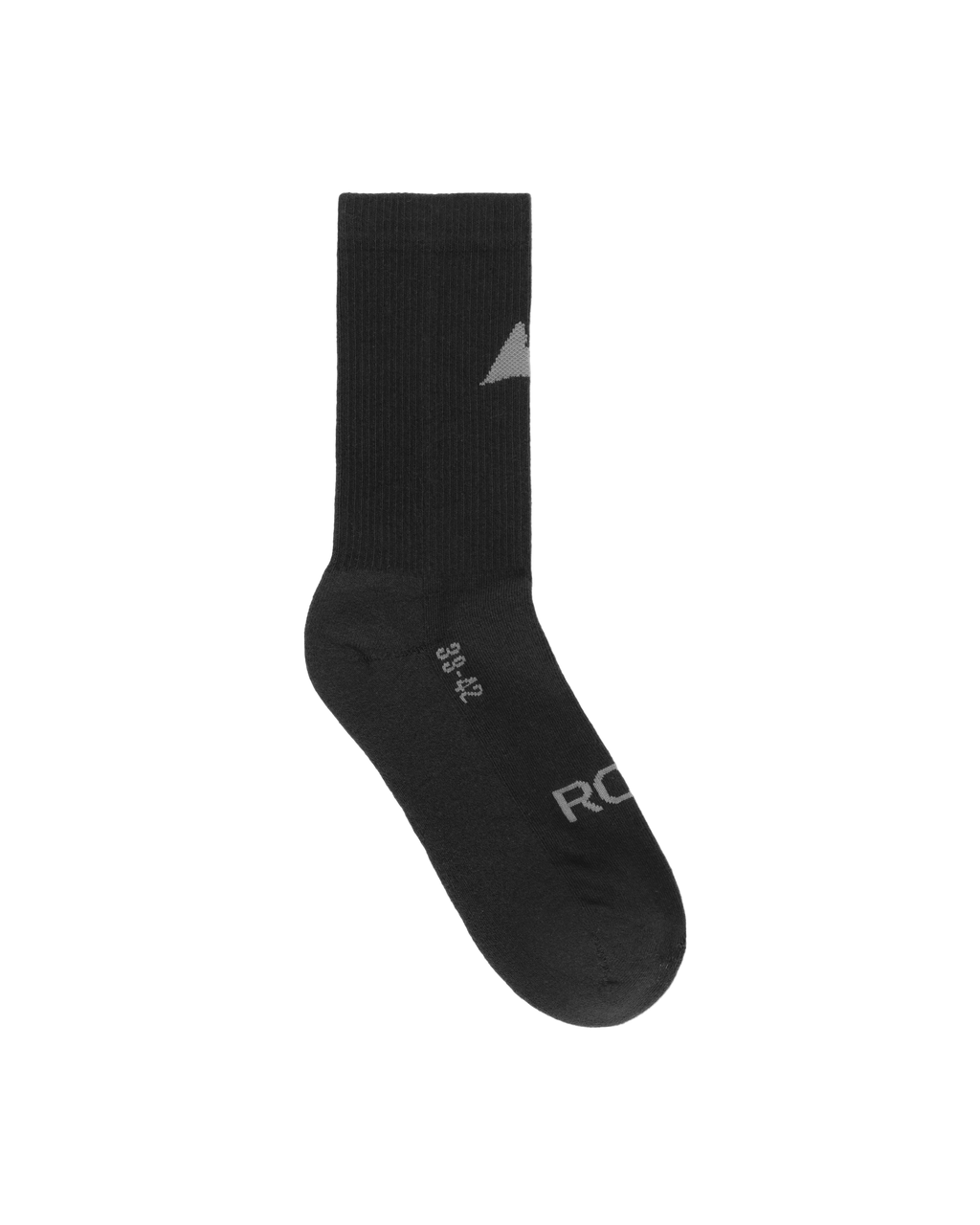 ROA Logo Socks J303754-39-42-Black front