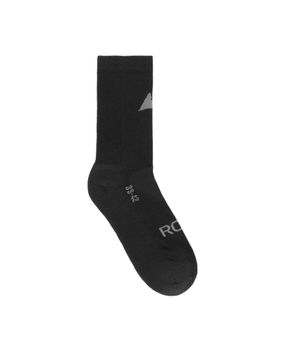 ROA Logo Socks J303754-39-42-Black front