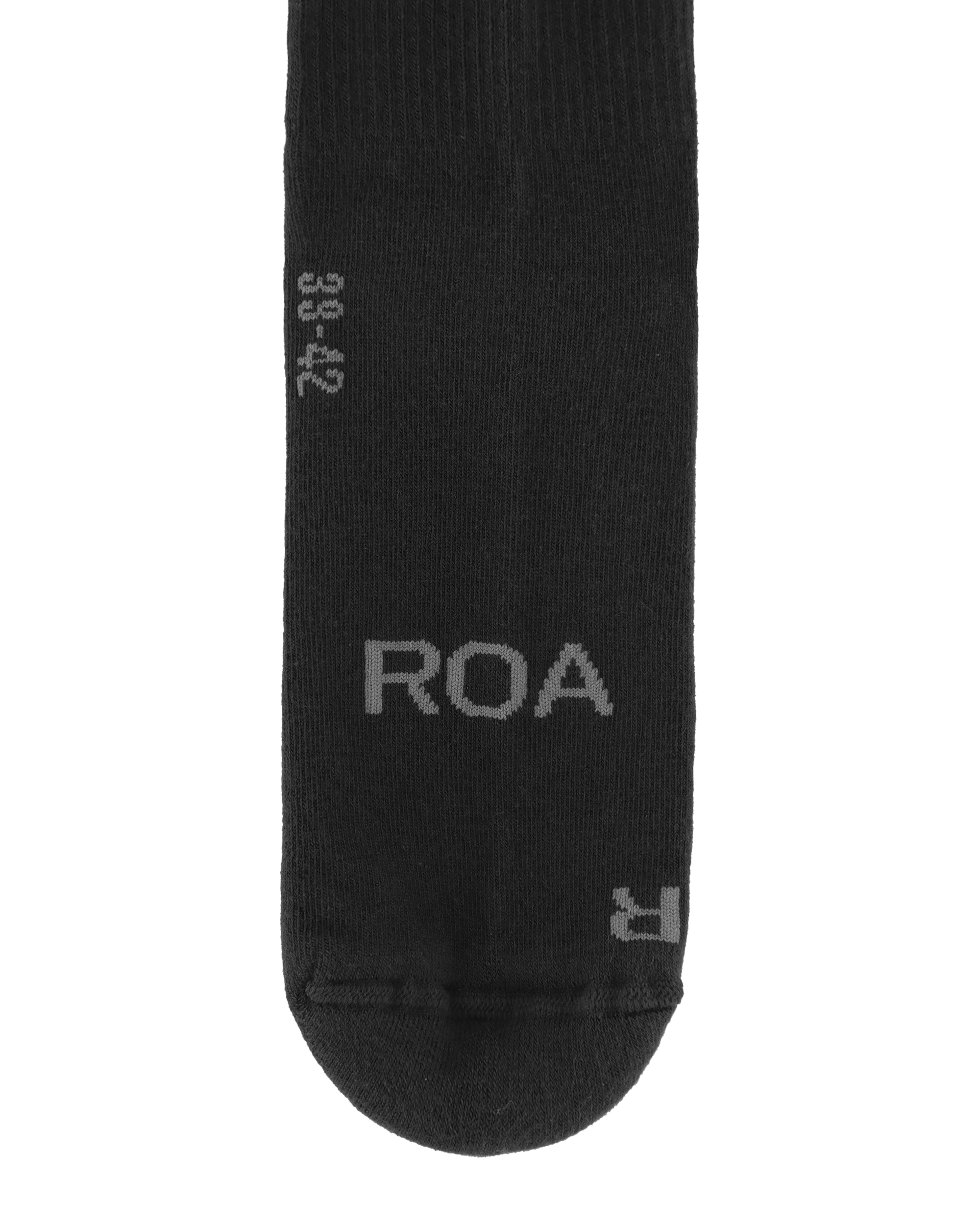 ROA Logo Socks J303754-39-42-Black 4