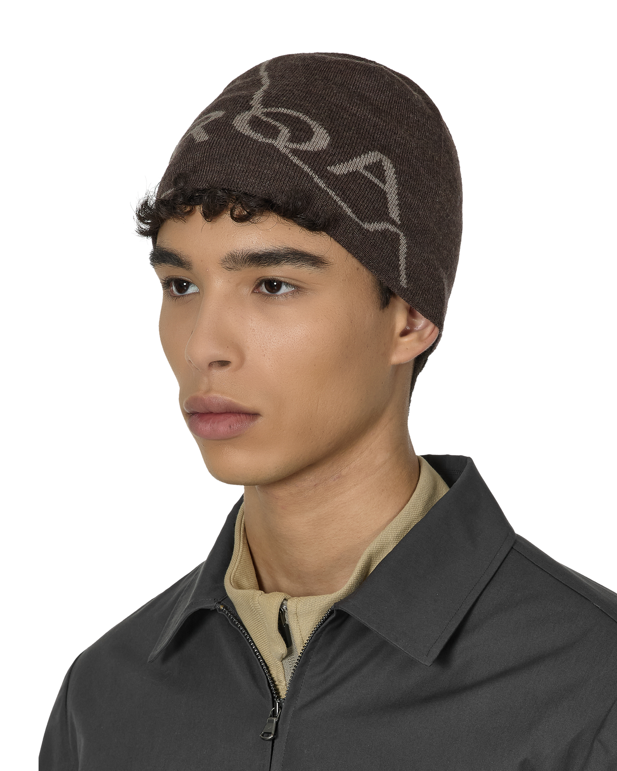 ROA Beanie Logo J303759-ONE SIZE-Brown 4