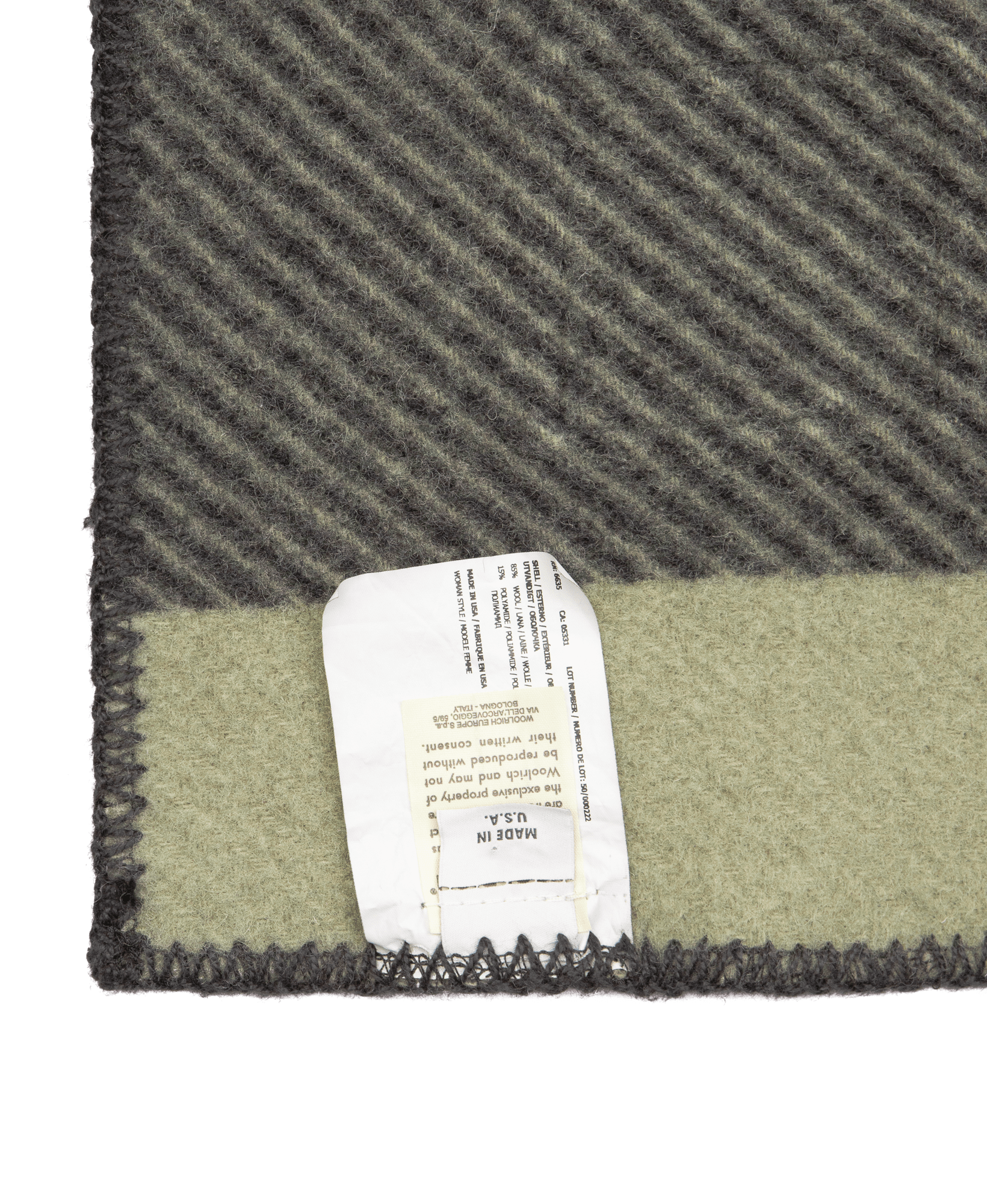 ROA Roa X Woolrich Blanket J247416-ONE SIZE-Green 7